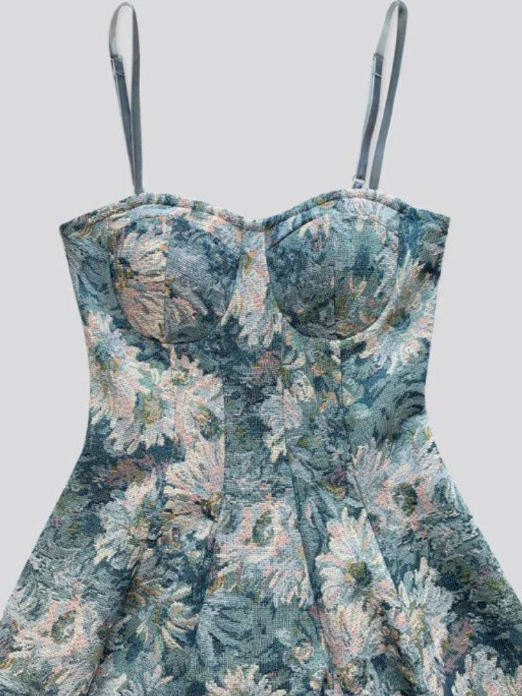 Zomerjurk Vintage Prints voor Vrouwen