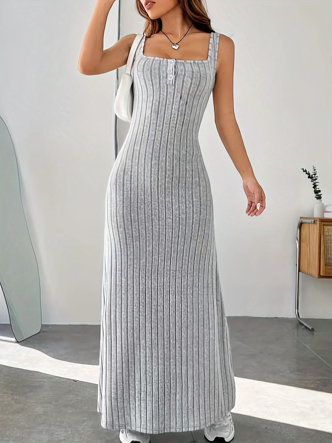 Celestia Slim Fit Zomerjurk voor Strandfeesten