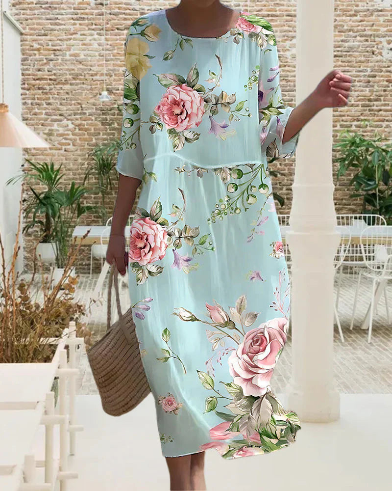Bloemenjurkje Casual Vrouwen Zomerkleding - Mode Vibes