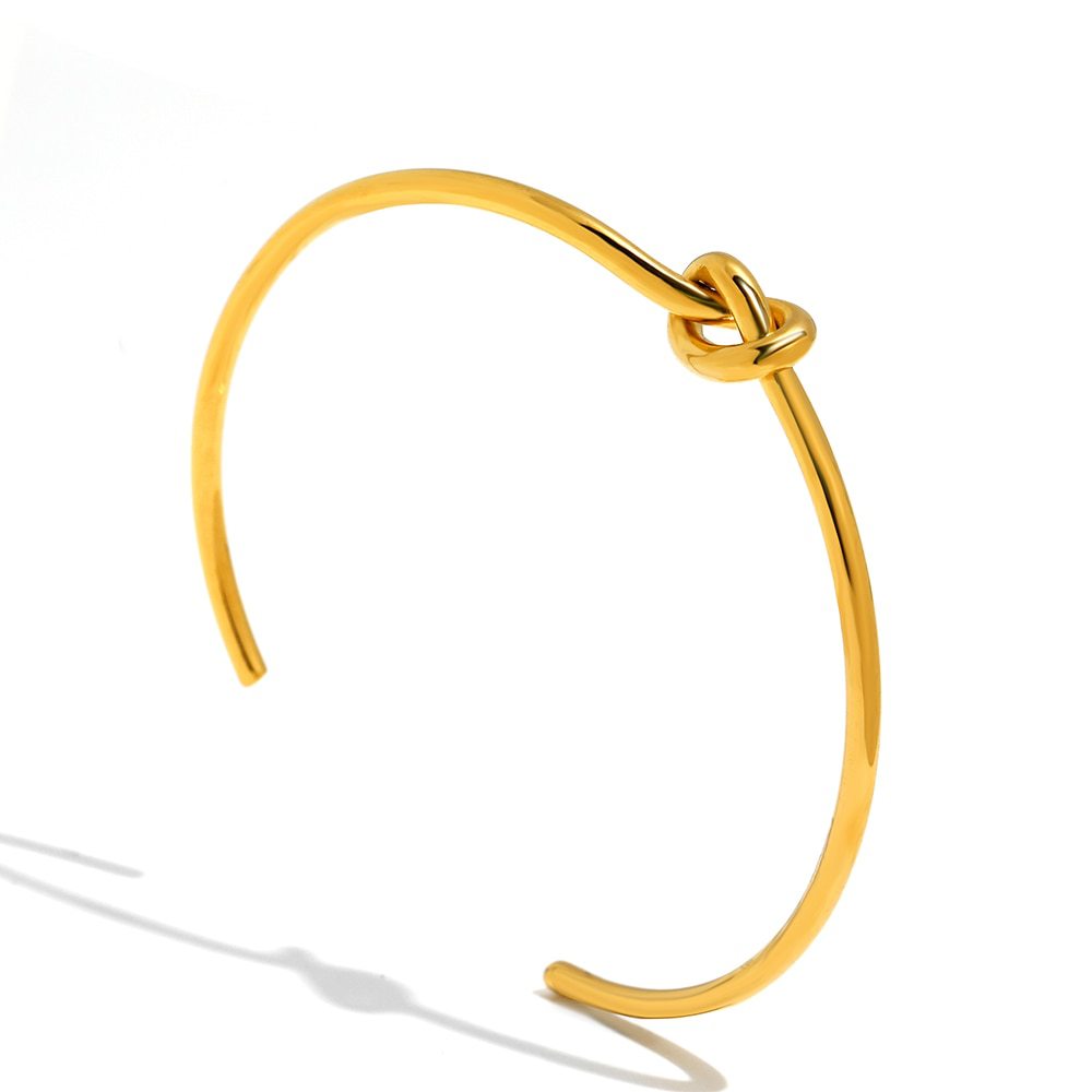 Dames Armband Roestvrij Staal met Liefdesknoop Zilverkleurig