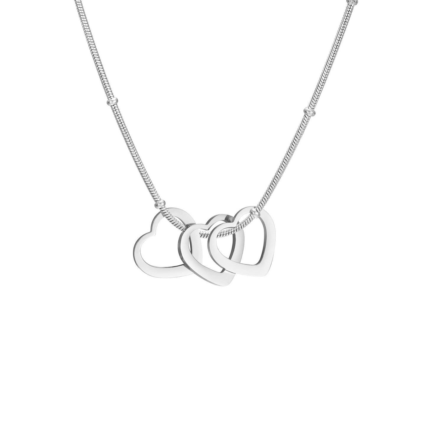 Gelaagde Ketting met Hartjes voor Dames