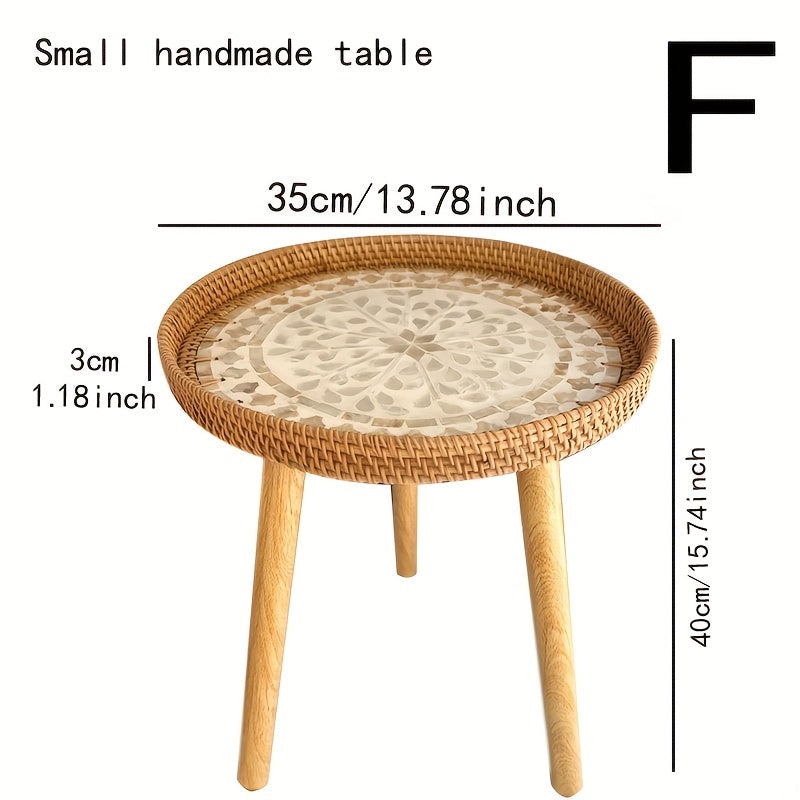 Rotan Bijzettafel Scandinavisch Design Elin