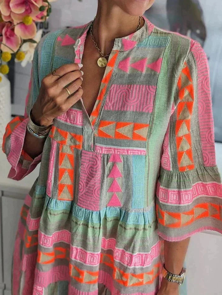 Midi-jurk Elegante Vrouwenjurk Zomercollectie