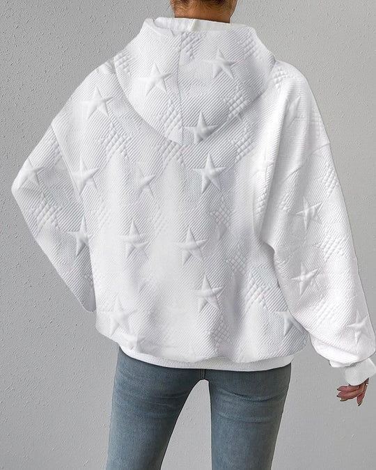 Wit Sweatshirt Klassiek Design voor Dames en Heren