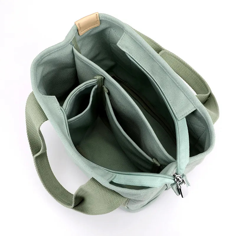 Kleine Canvas Schoudertas voor Dames City Sling Stijlvol