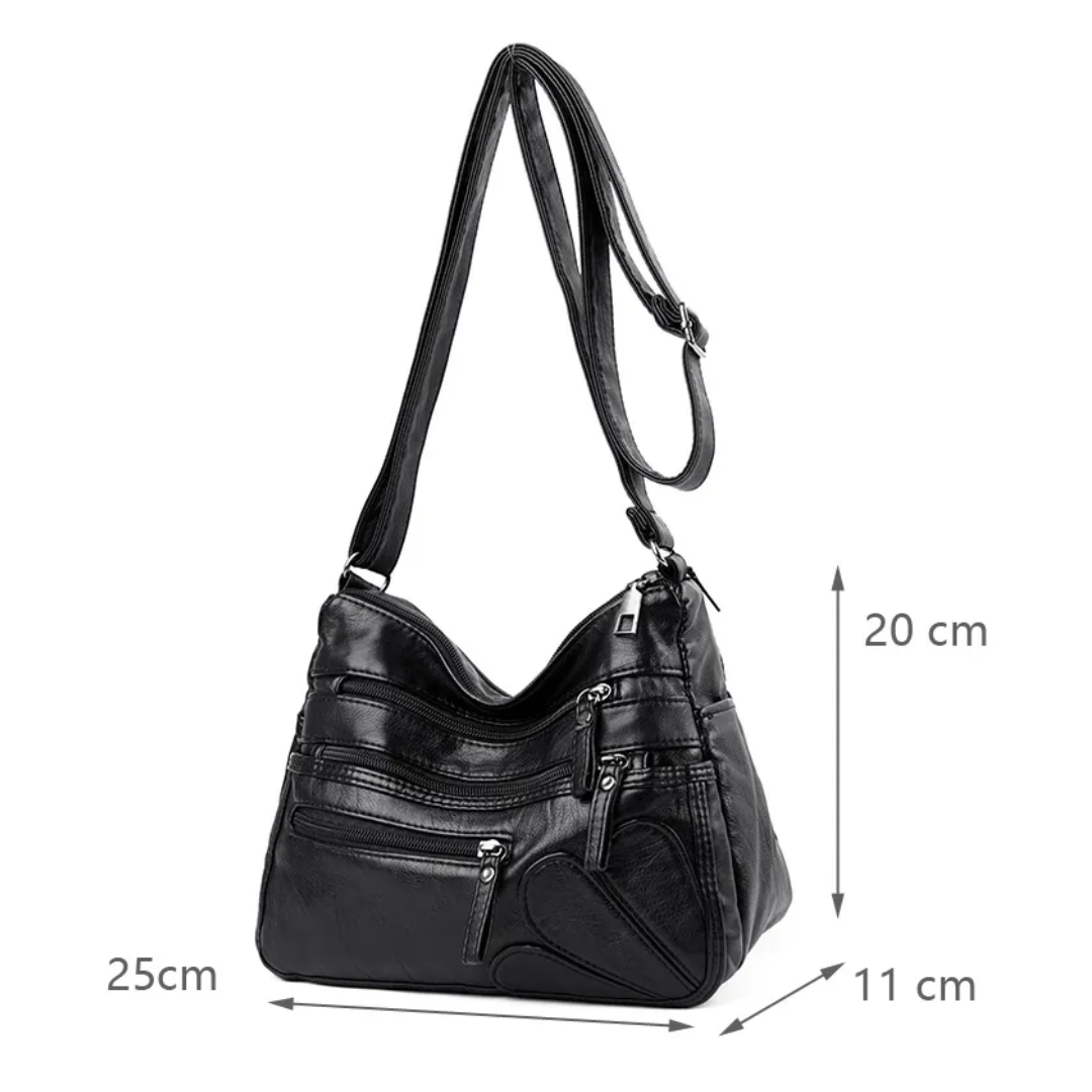 Messenger Tas Vintage Leer Carly Stijl