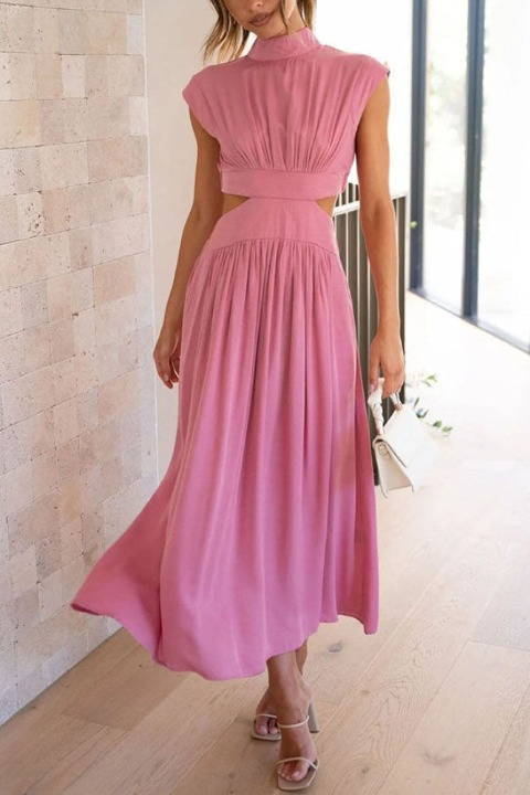 Lorna | Elegante en comfortabele uitgesneden midi-jurk