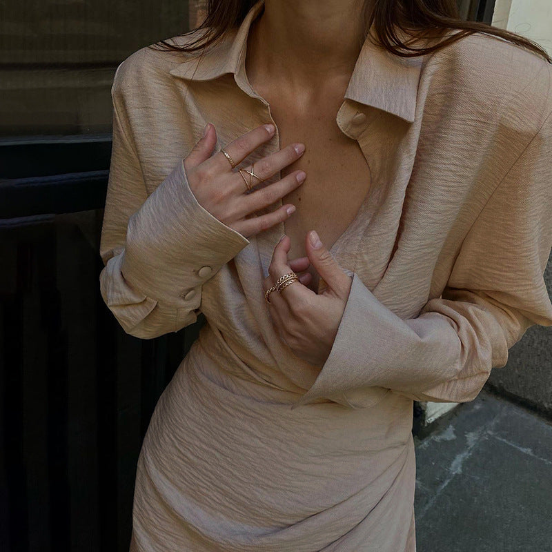Elegante Jurk voor Vrouw Casual Chic Stijl