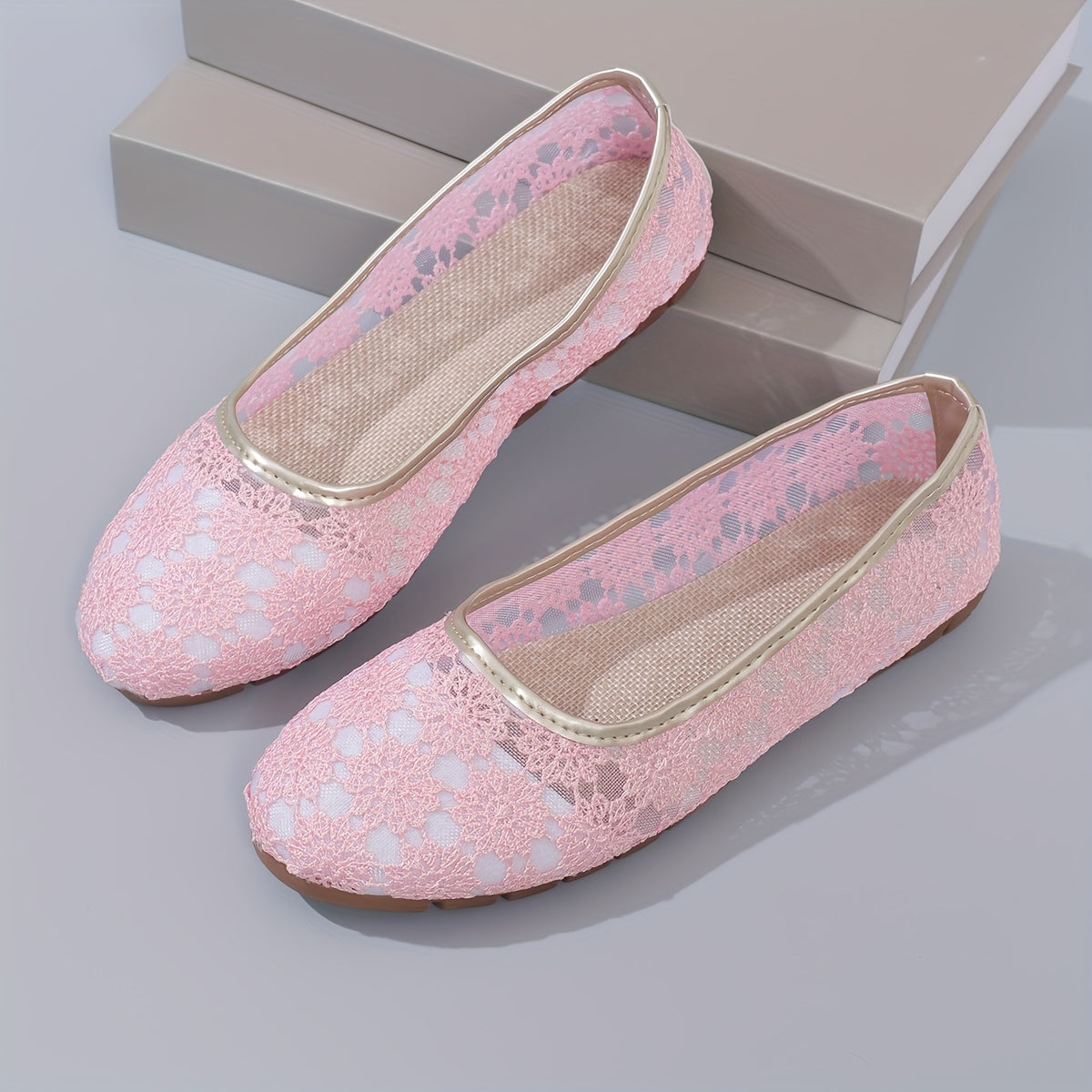 VELANORA- Bloemenpatroon Balletschoenen