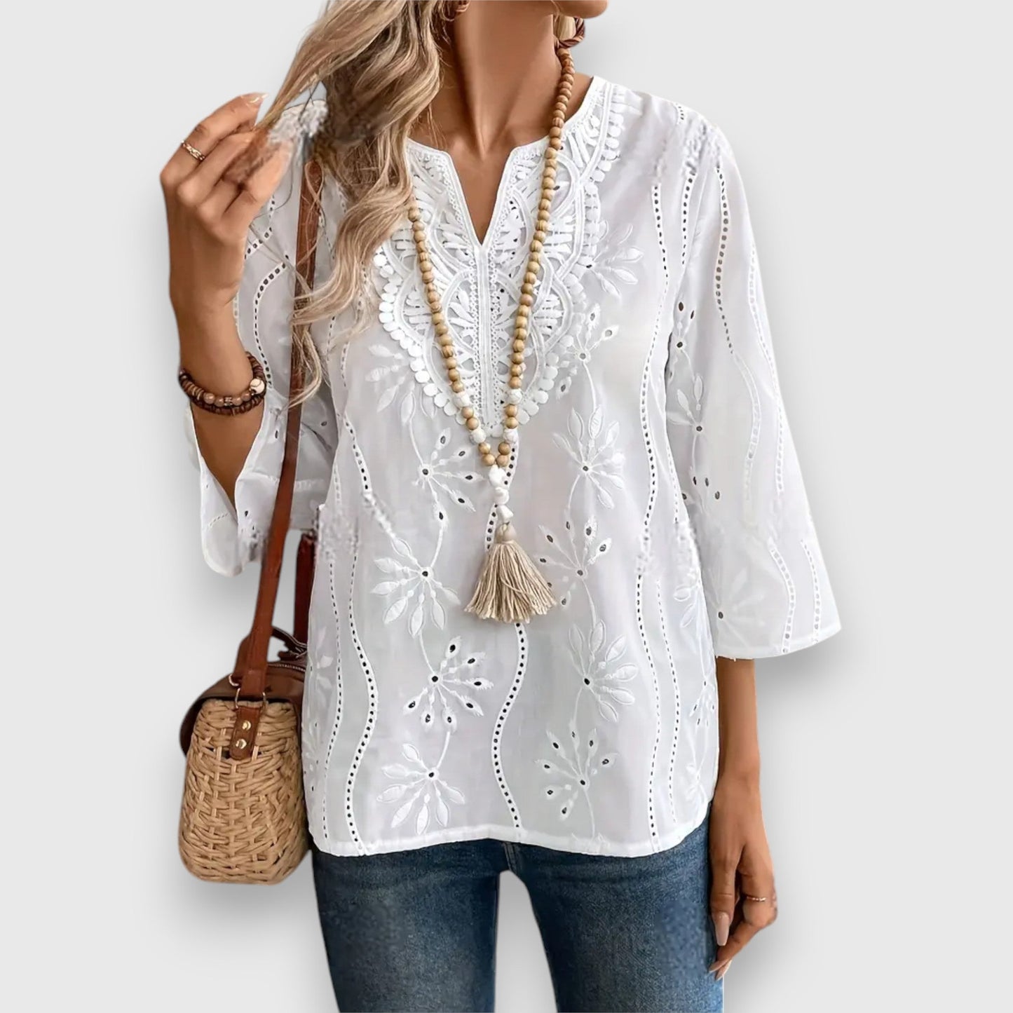 Dames Blouse Lichtgewicht Losse Pasvorm