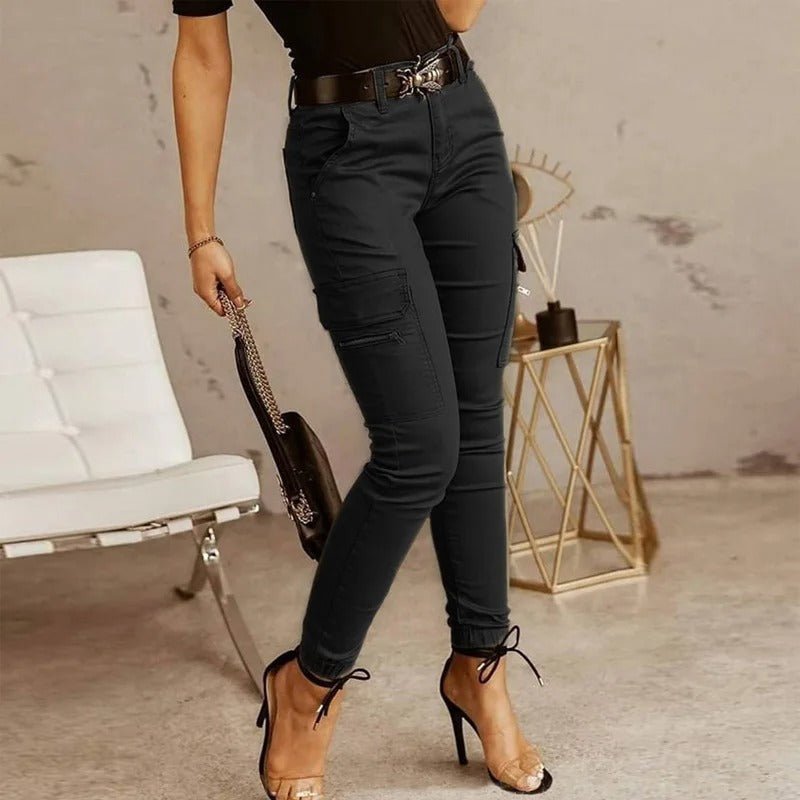 Dames Jeans Cargo Broek Comfortabel met Steekzakken