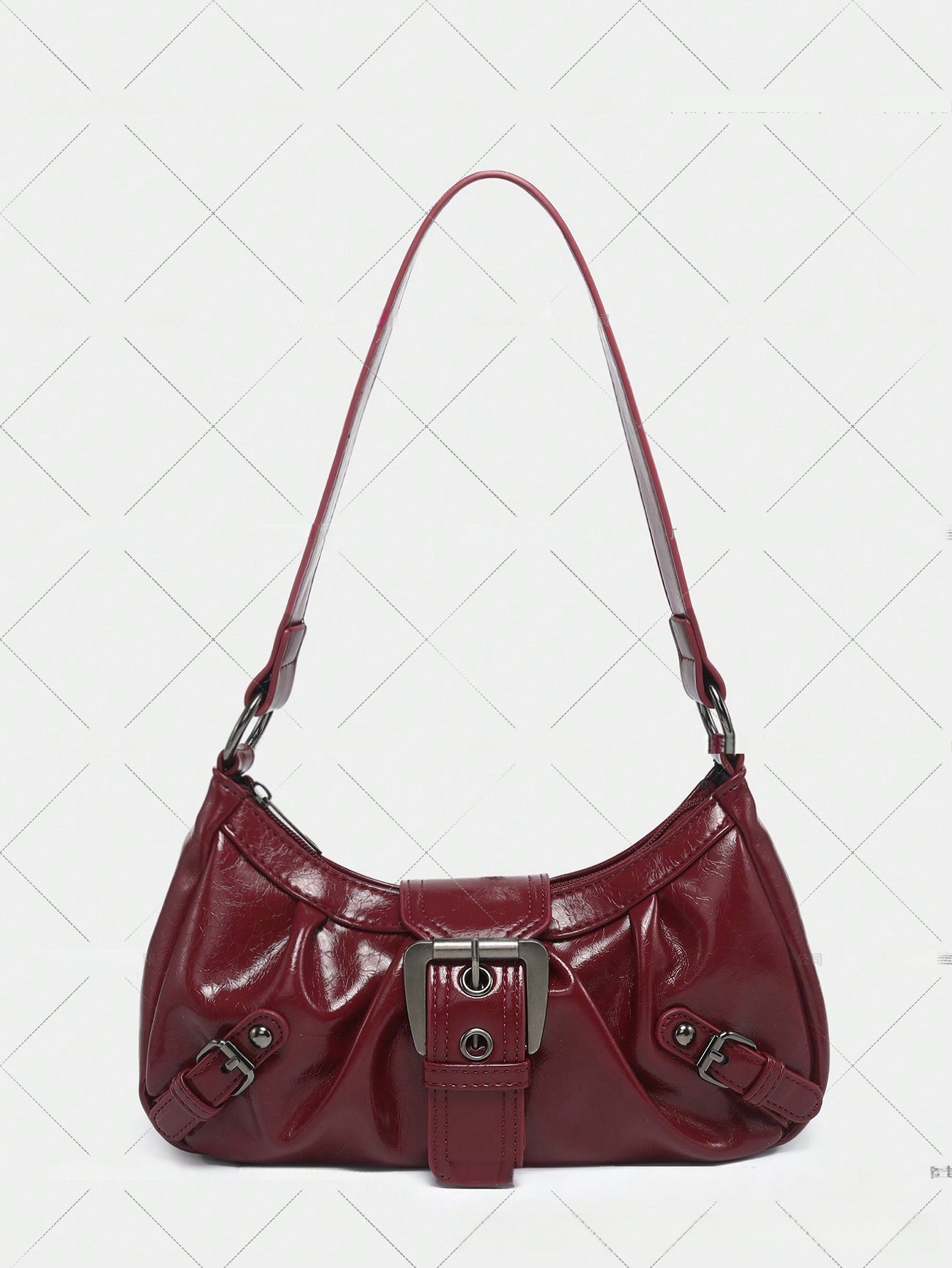 Vintage Saddle Bag – Y2K Schoudertas met Studs