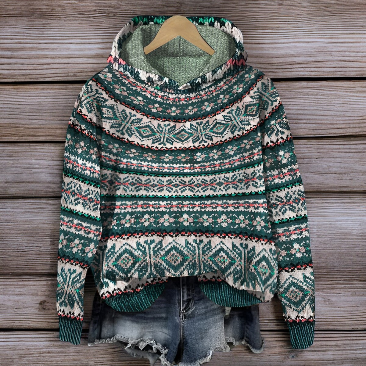 Kaya | Felpa con cappuccio in maglia