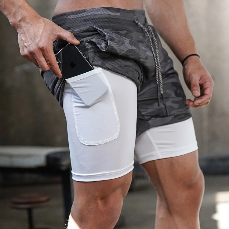 Camouflage Shorts Sportief Voor Mannen Maverick