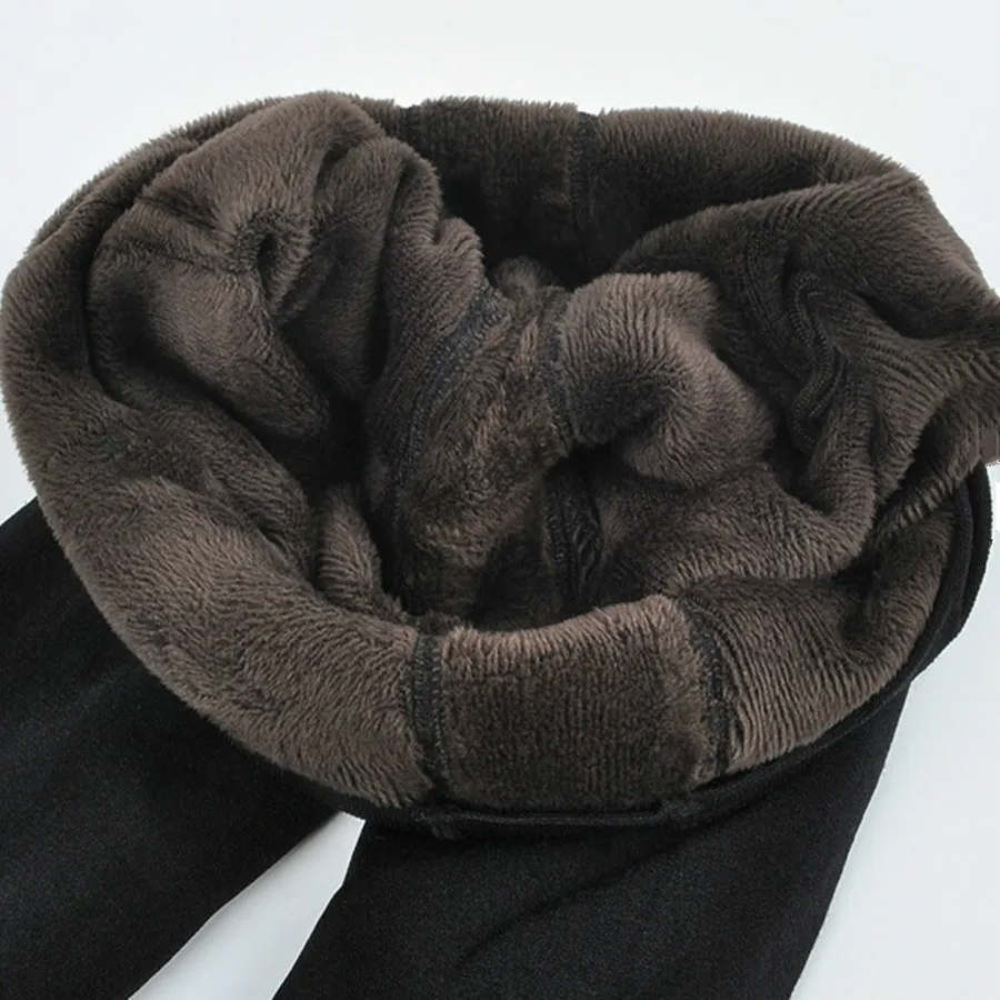 Dames Legging Thermisch Fleece Hoge Taille Warm en Comfortabel