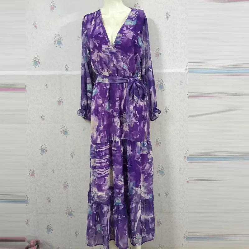 Leira | Abito Lungo Cerimonia - Fluido e Elegante