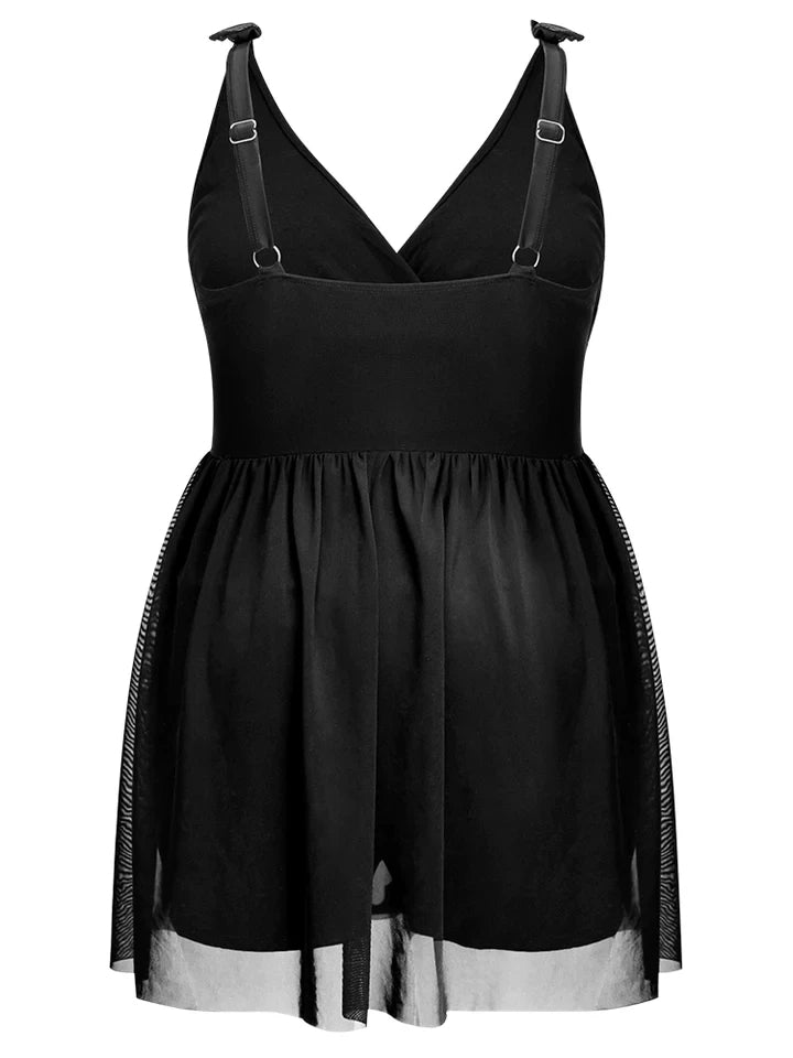 Plus Size Tankini Badpak Comfortabel Stijlvol Dame