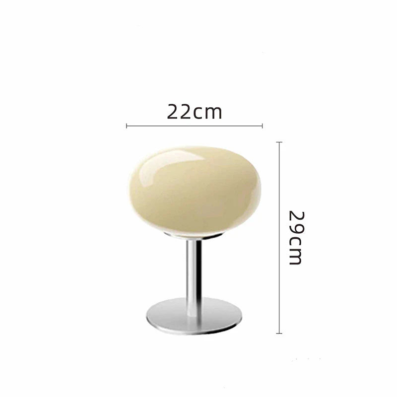 Stijlvolle Glas Tafellamp met LED Verlichting