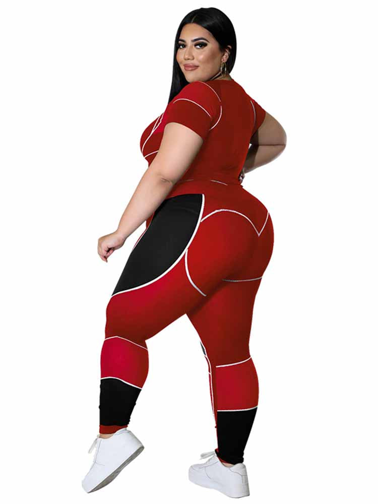 Plus Size Sportset voor Vrouwen Sportief en Comfortabel