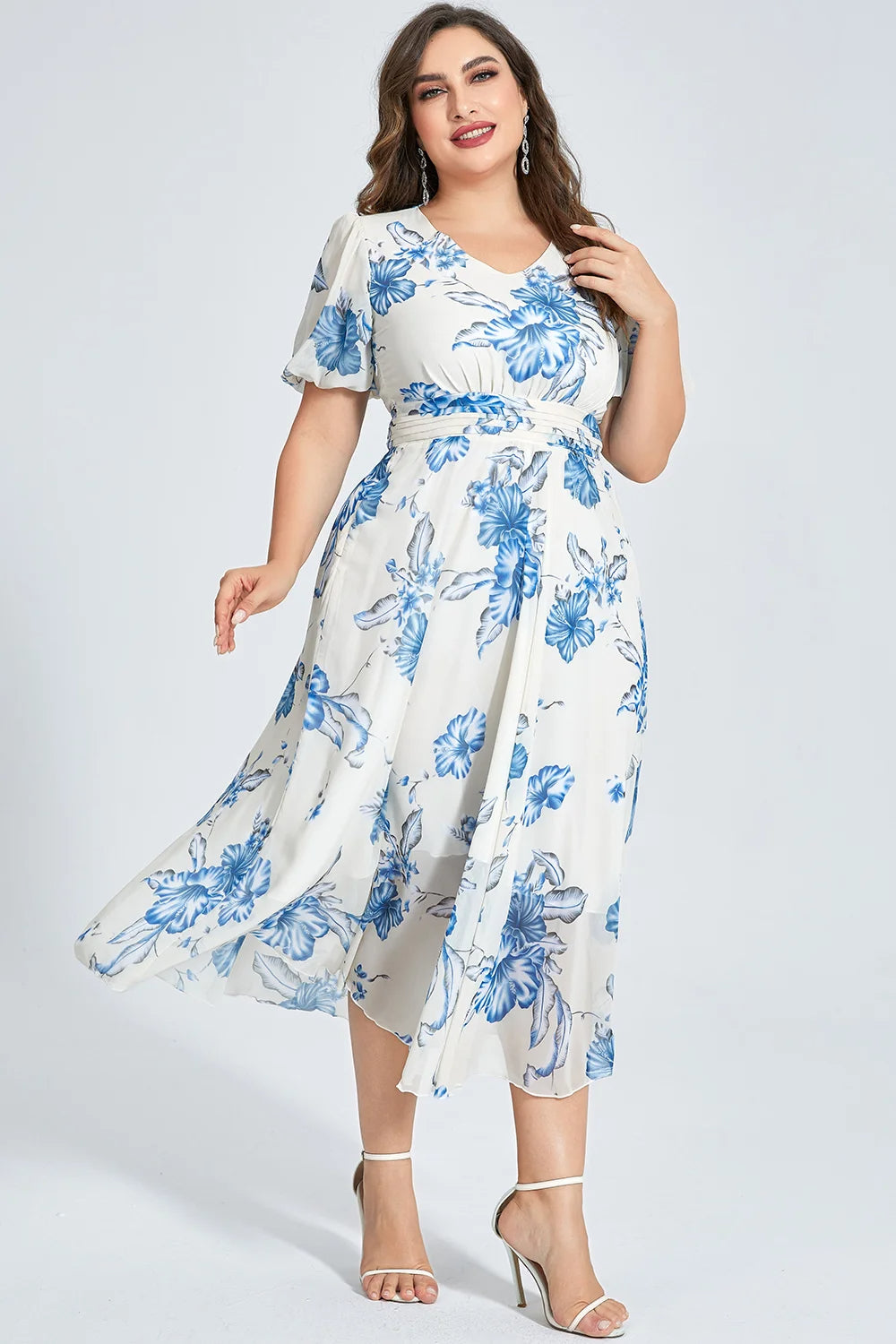 Plus Size Jurk Luchtig en Stijlvol voor Vrouw