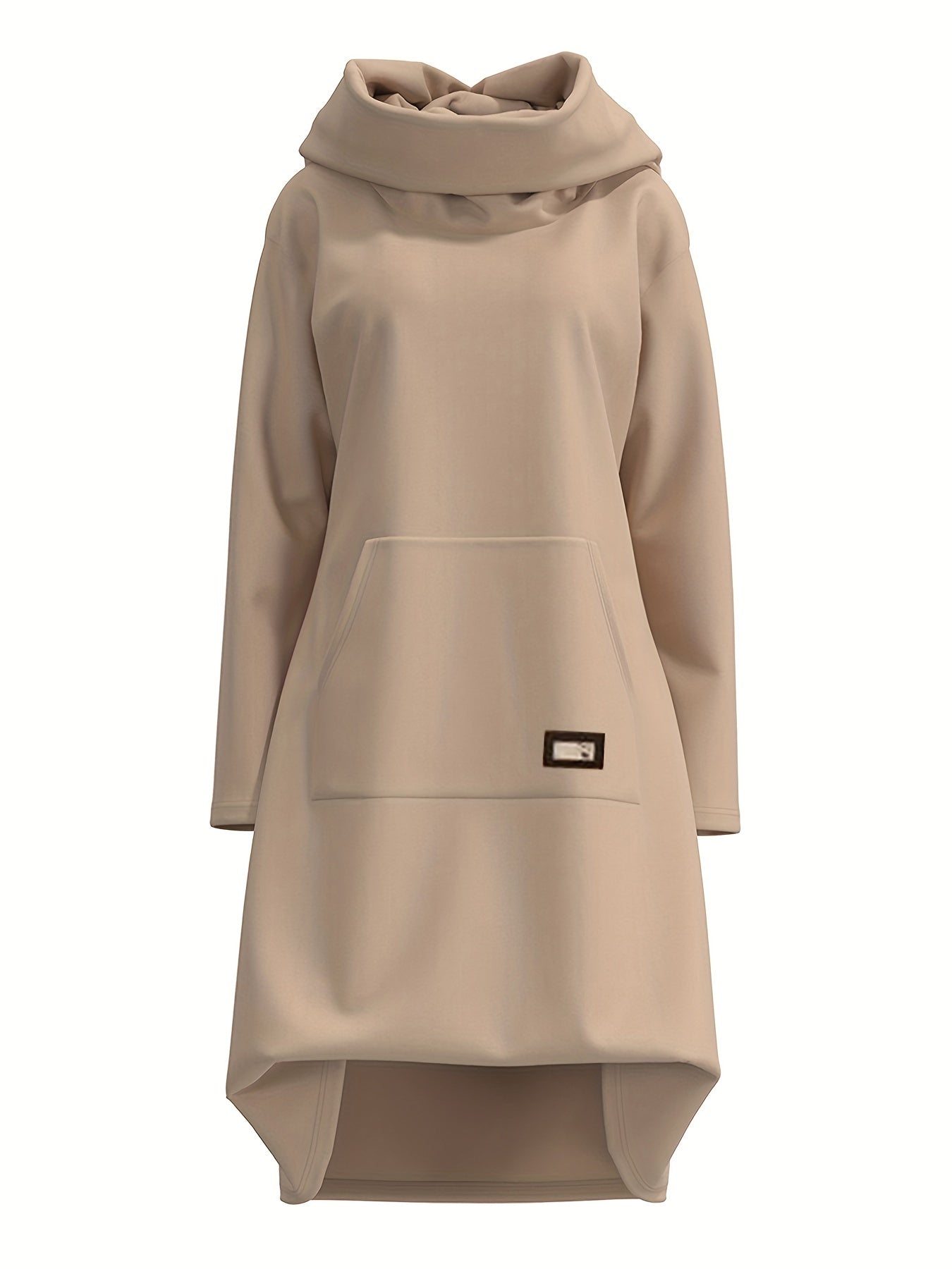Sweaterjurk met Capuchon Warm en Comfortabel