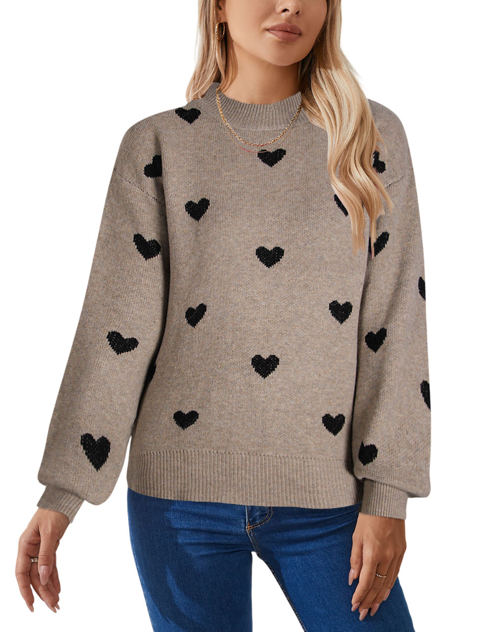 Dames Trui Zachte Hartjes Reggy Stijlvolle Look