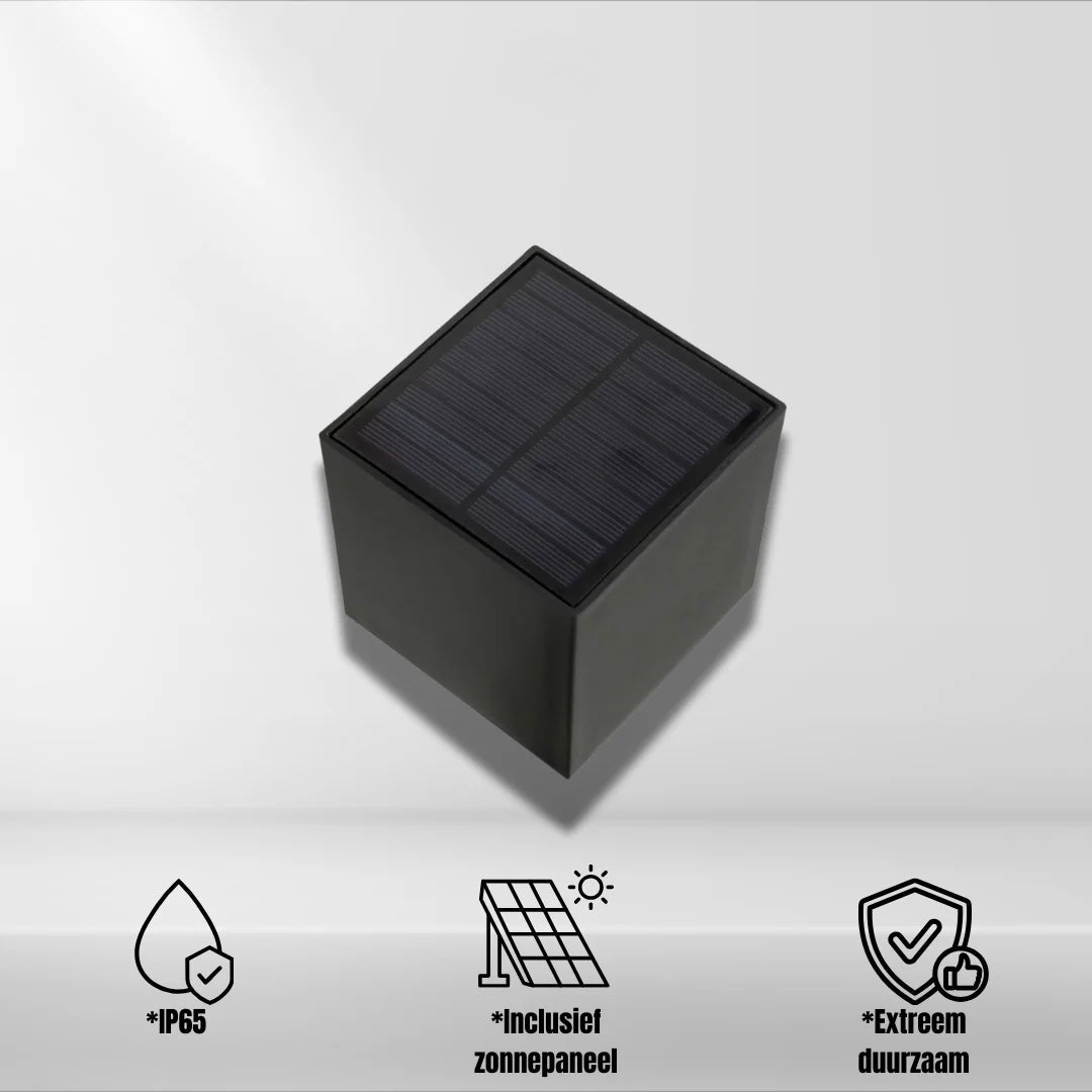 Solar wandlamp voor buiten stijlvol en duurzaam