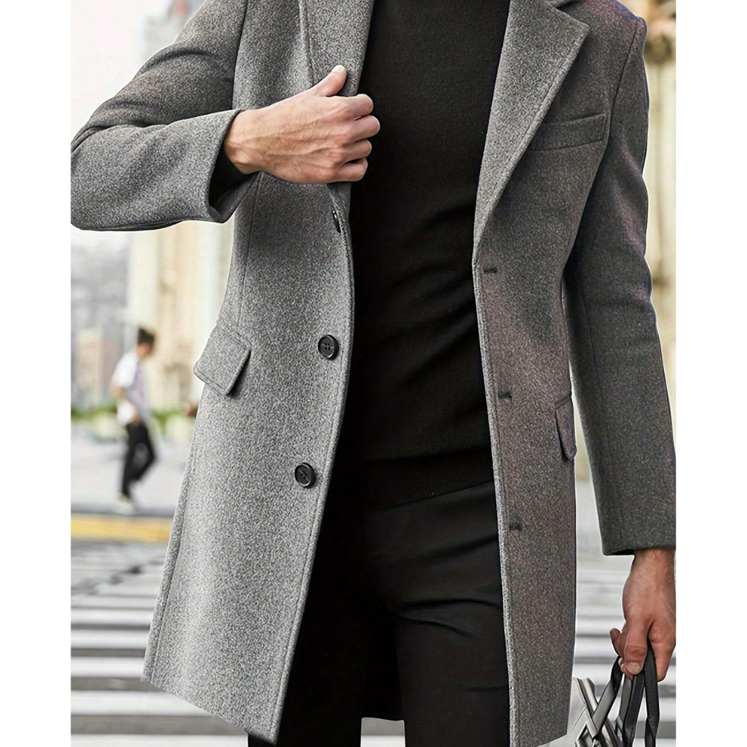 Winterjas Elegant Donkergrijs Conor