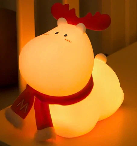 LED Rendier Nachtlamp met Zacht Licht GlowDeer