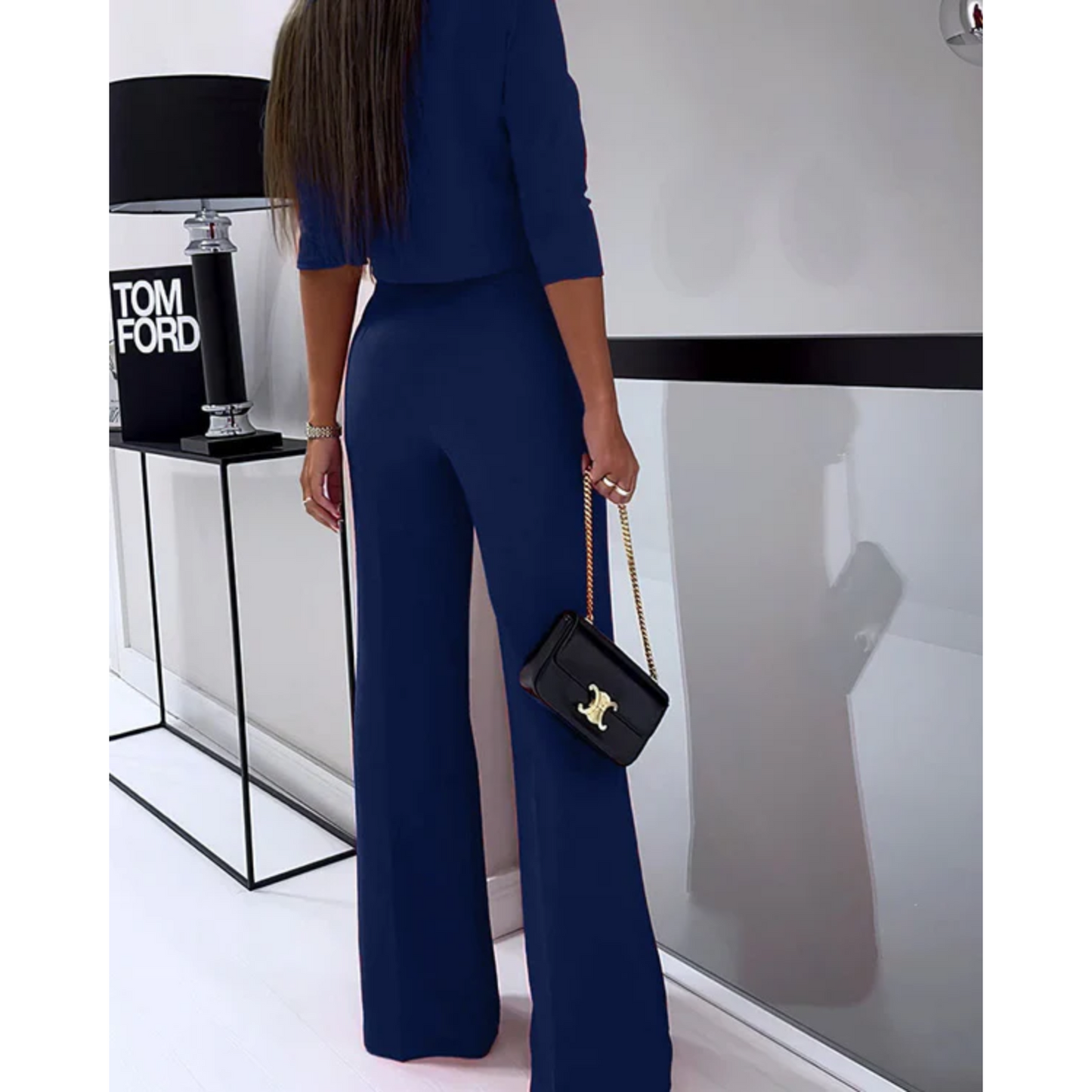 Elegante Tweedelige Set Ruby Stijlvol Dame