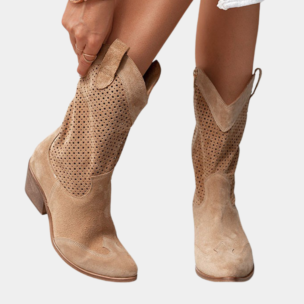 Dames Cowboylaarzen Comfortabele Rijlaarzen