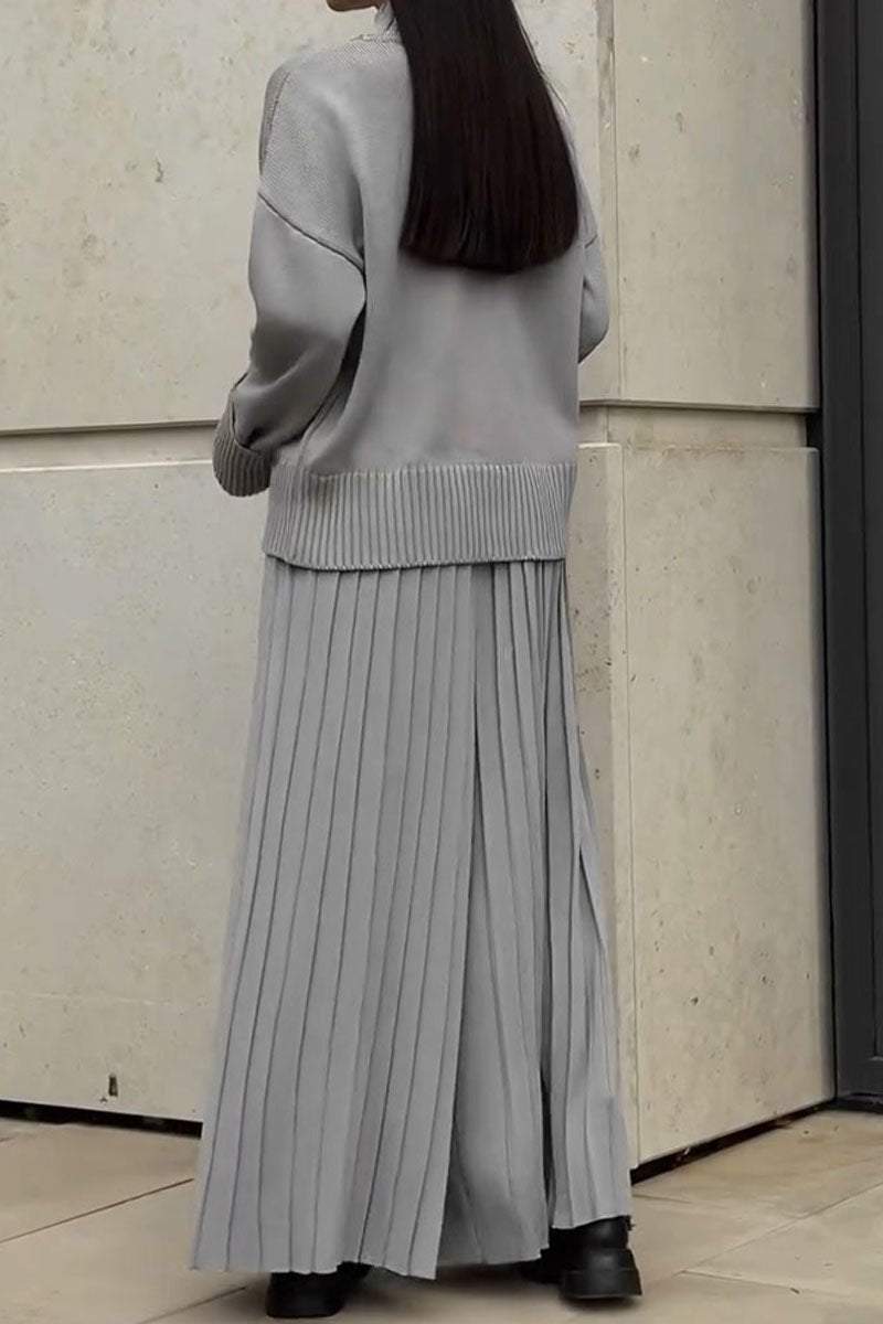 Vrouwelijke Tweedelige Set Warme Lounge Kleding