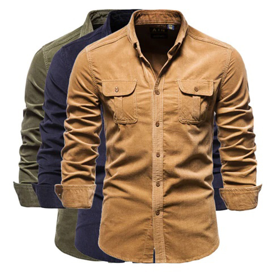 Warme Corduroy Overhemd voor Mannen Comfortabel