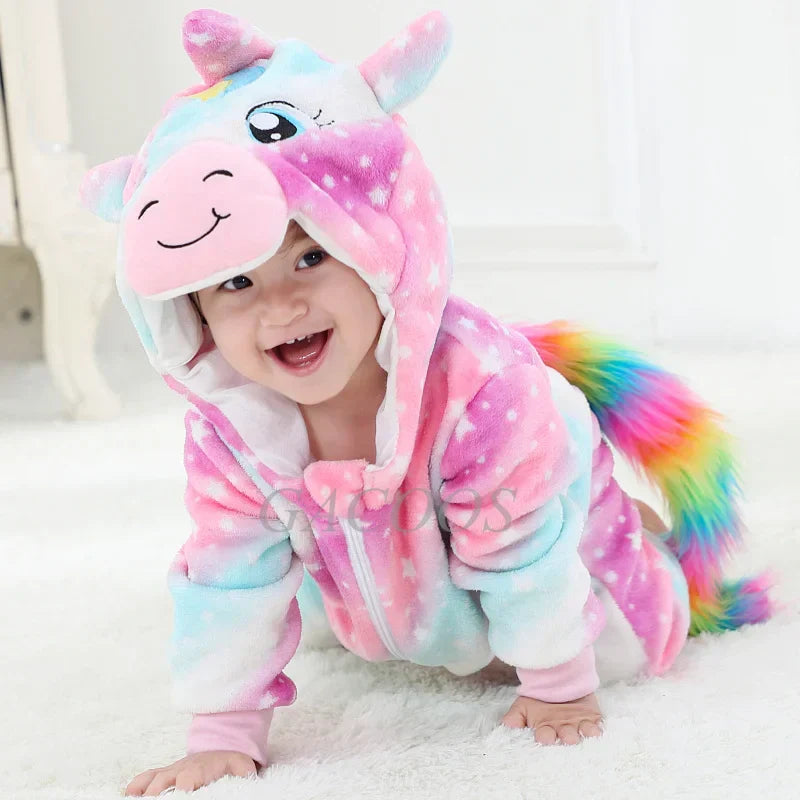 Schattige Dieren Baby Rompertjes Onesies voor Baby