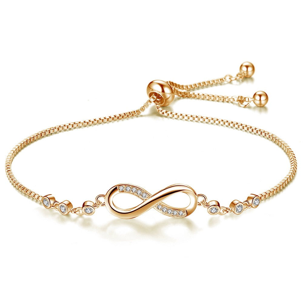 Isa Eindeloze Liefde Armband Zilver Hartje - Mode Vibes