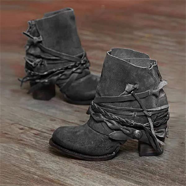 Vintage Enkellaarsjes Adelaide Stijlvol en Chic