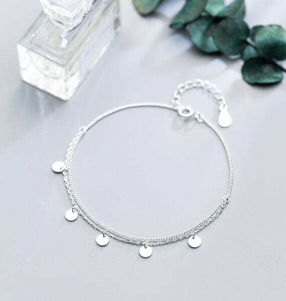 Zilveren Armband Elegante Stijl voor Dames