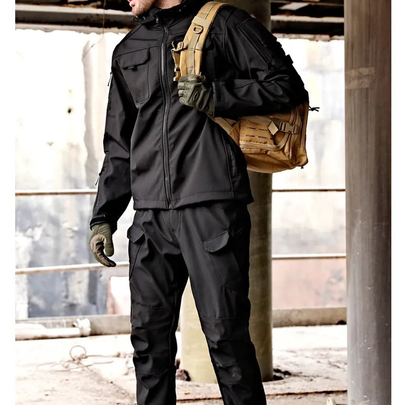 Ultiem Outdoor Set voor Heren – Wind- & Waterdicht Softshell