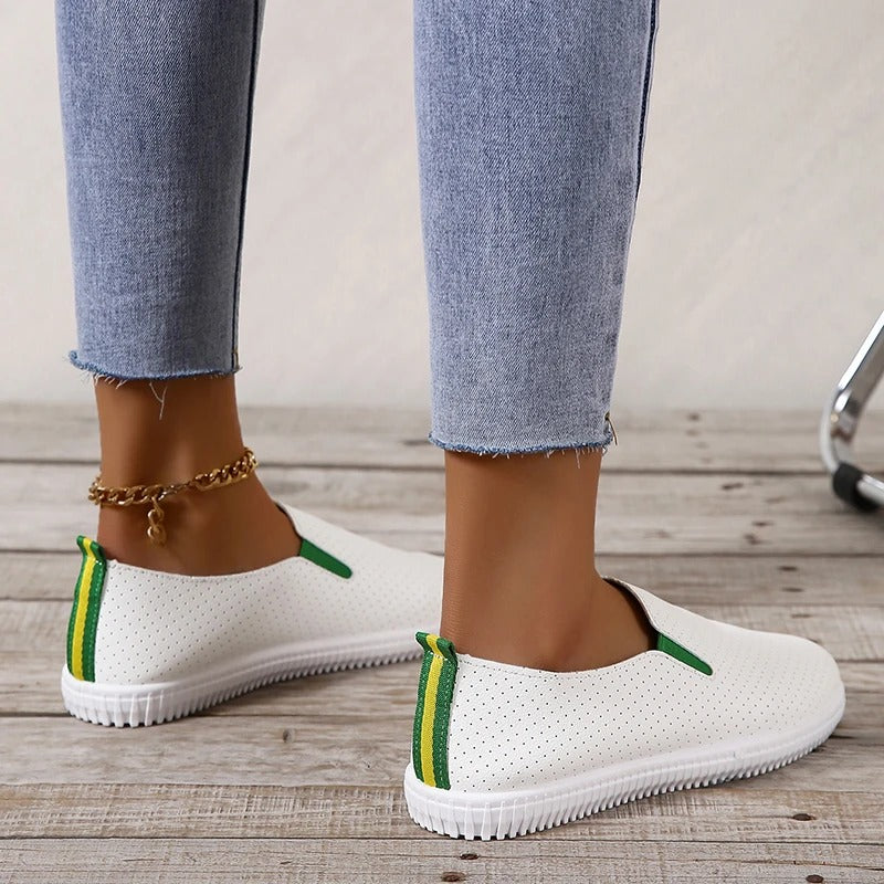 Vlakke Damesschoenen Comfortabel Leer