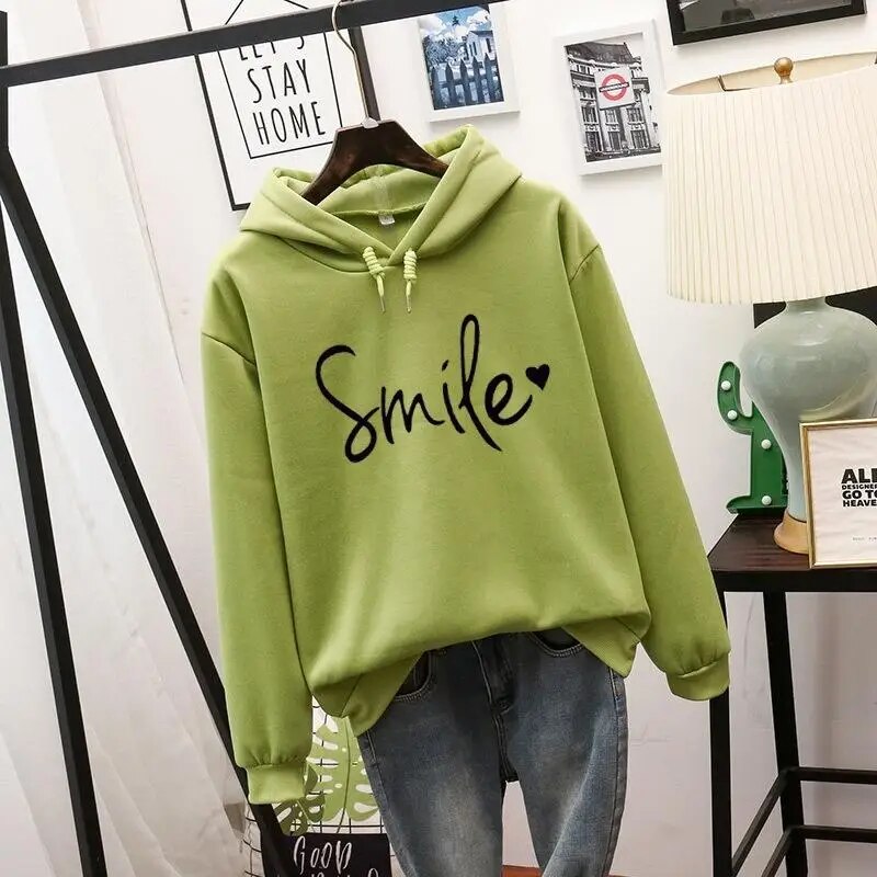Dames Hoodie Casual Losse Fit Katoen