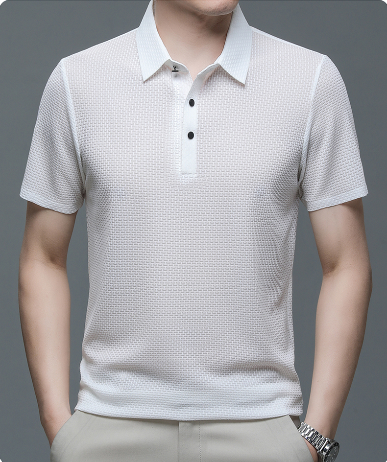 Heren Polo Shirt Ademend Mesh Matteo