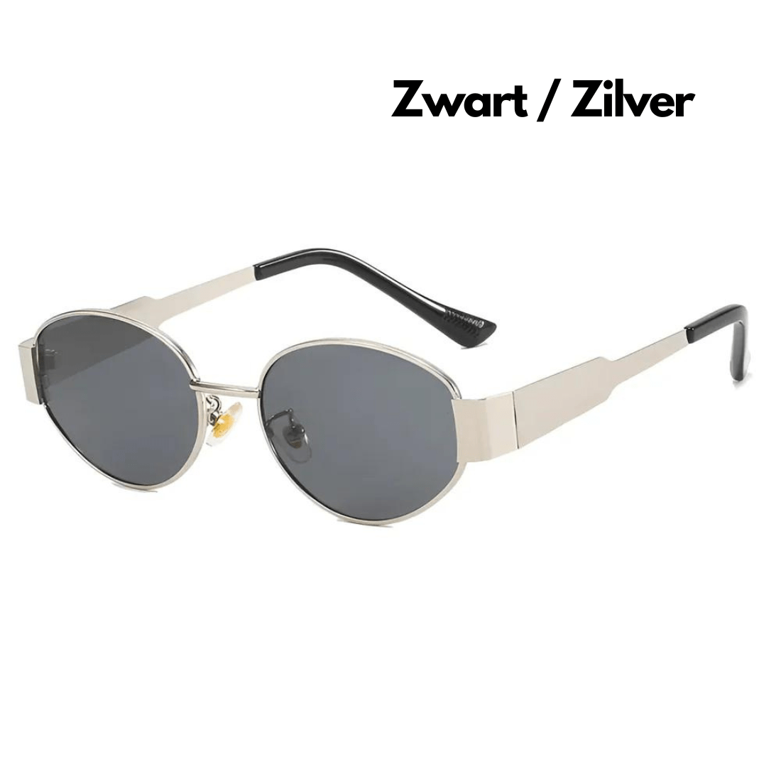 Dames Zonnebril Ronde Goudkleurig Montuur Trendy Laena