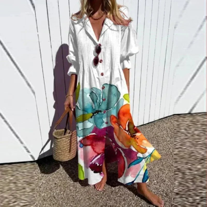 Dames Boho Jurk Losvallend Model
