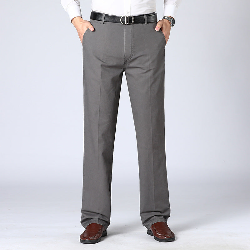 Heren Pantalon Casual Zwart Geschikt voor Werk