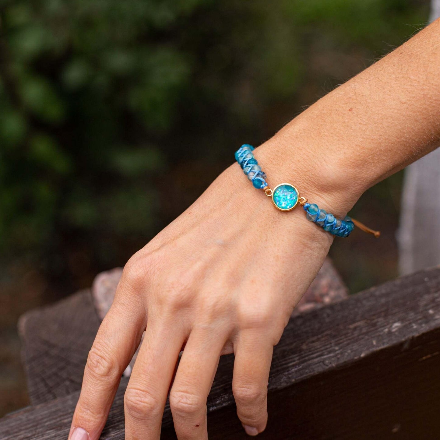 Opaal Armband Zilverkleurig met Edelsteen Celina