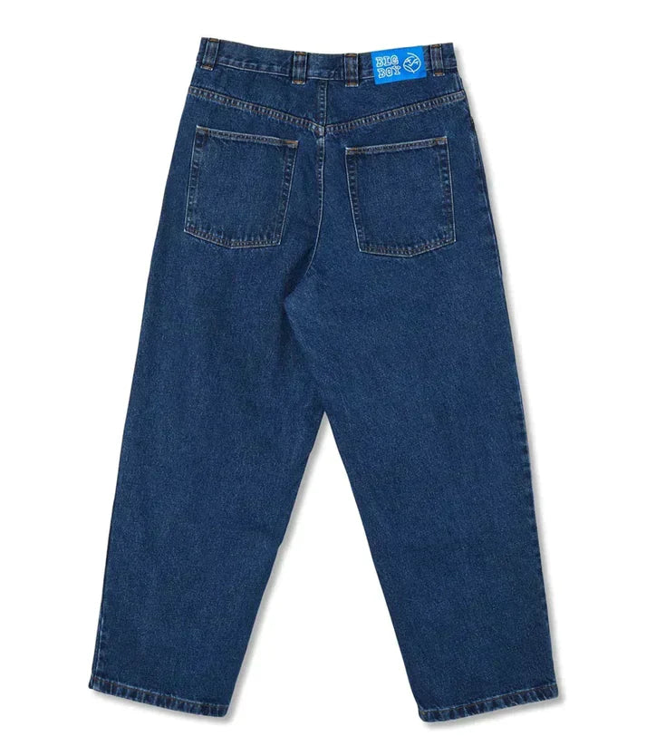 Heren Jeans Streetwear Losse Fit Zwart van Jimmy