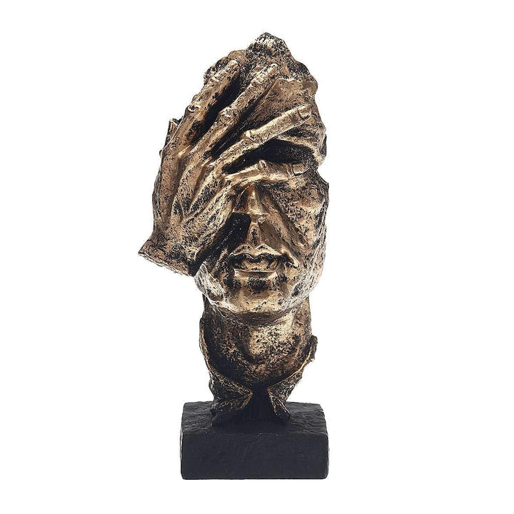 Gouden Kunst Sculptuur Abstract Design Soren
