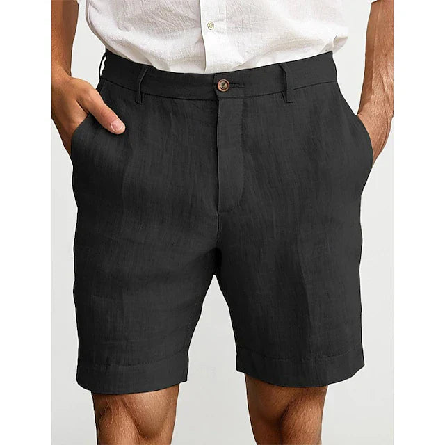 Heren Linnen Chino Short Zomer Comfortabel