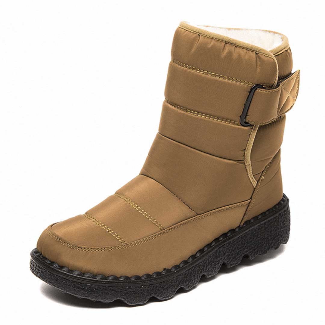 Nordelle – Waterdichte Dames Sneeuwlaarzen met Antislip Zool en Warme Voering