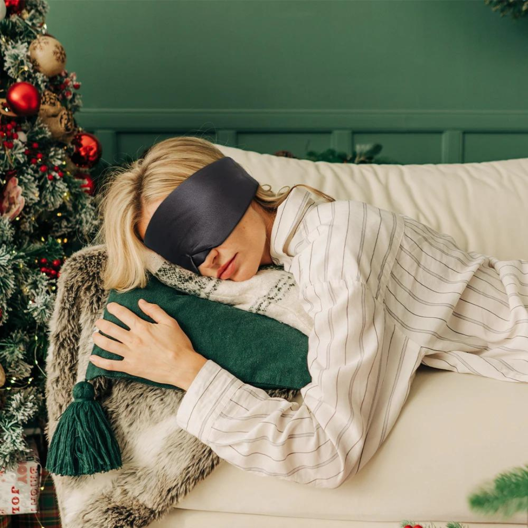 Zijden Slaapmasker Luxe Zacht voor Betere Slaap